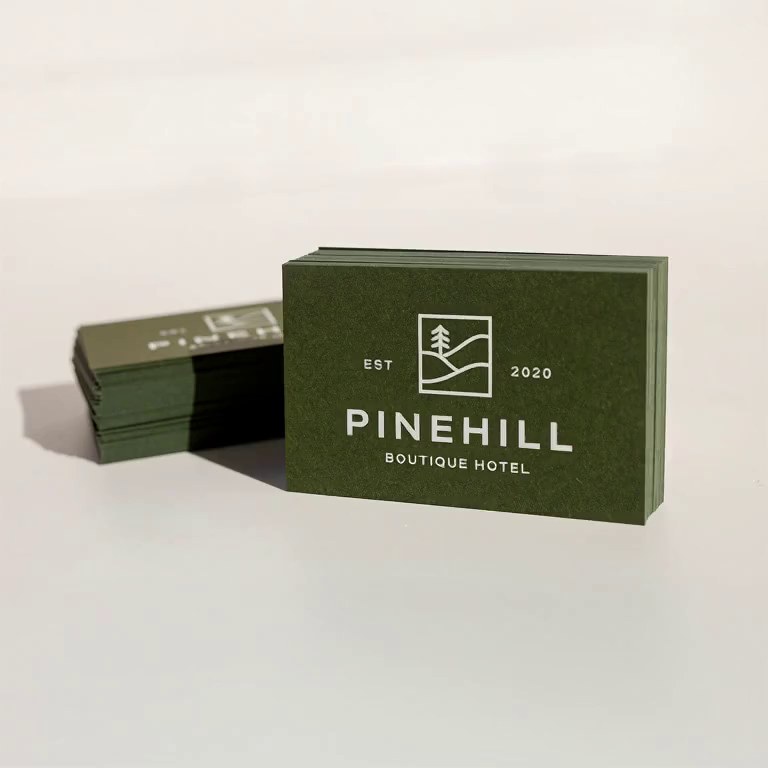 Coloured Paper Business Cards
