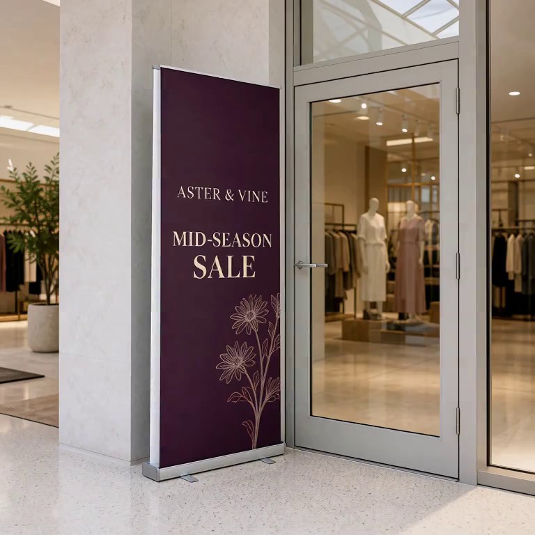 Double Sided  Pull Up Banners