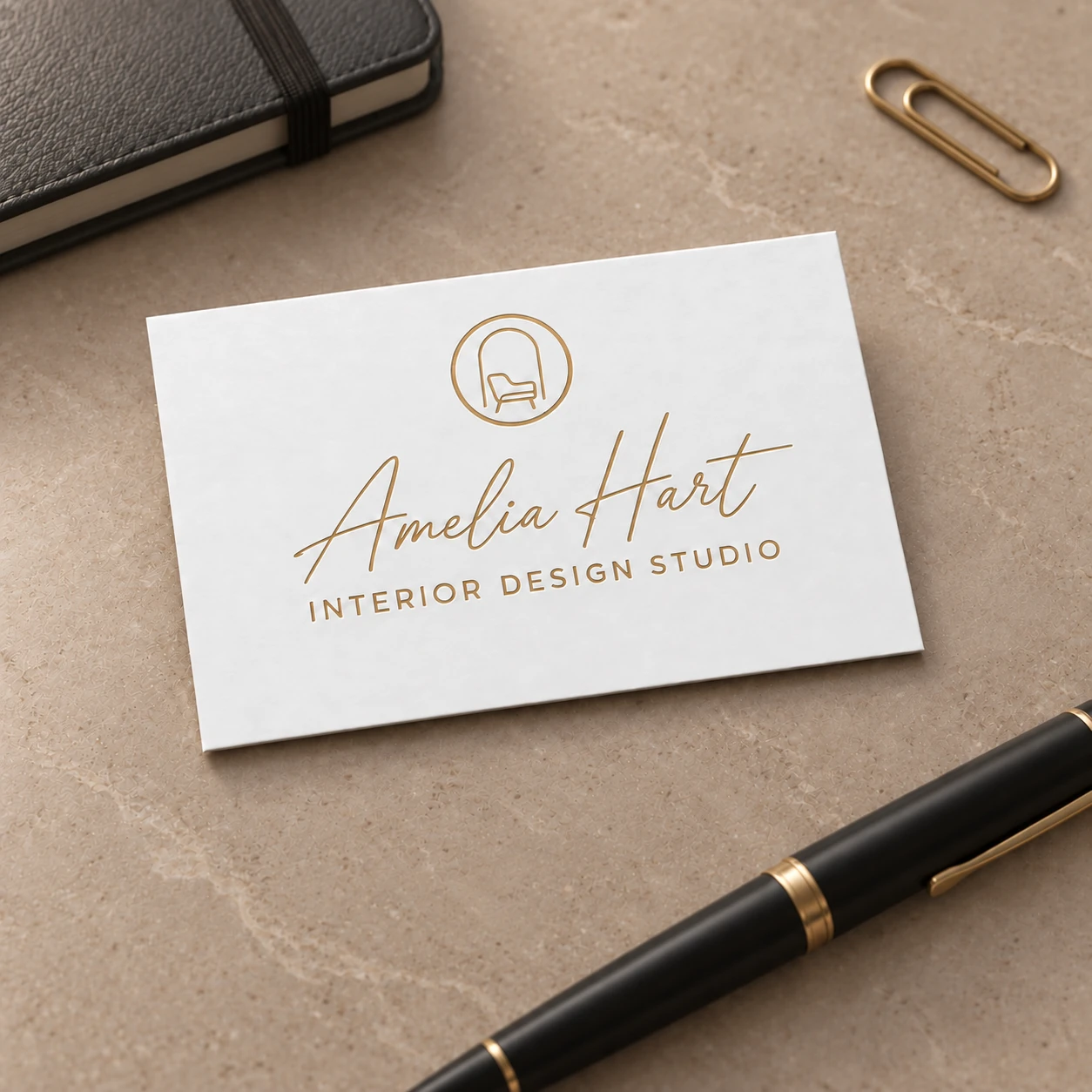 Foil Stamped Business Cards