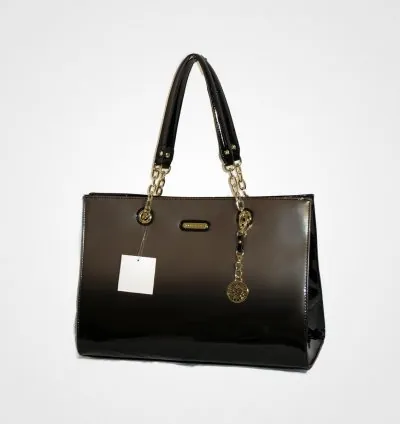 Black bag over the shoulder