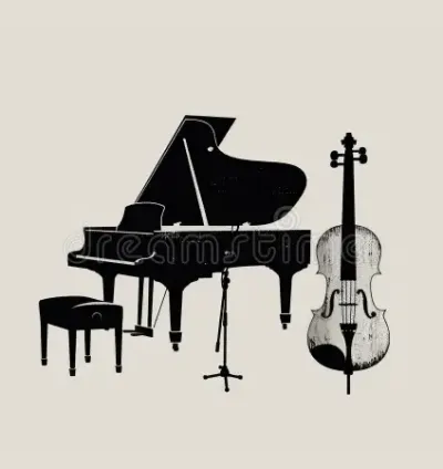 Motivation piano with cello and drums