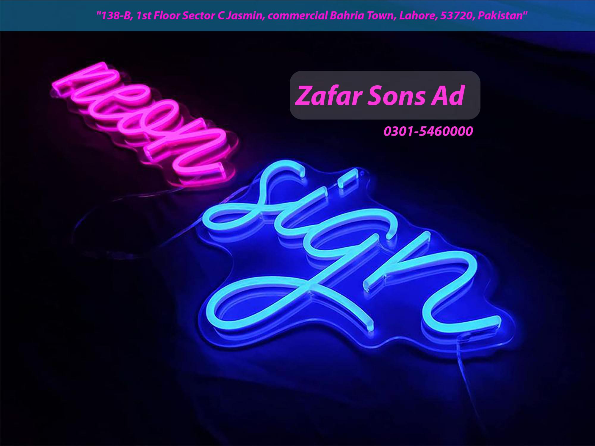 NeonSignBoardsinLahore