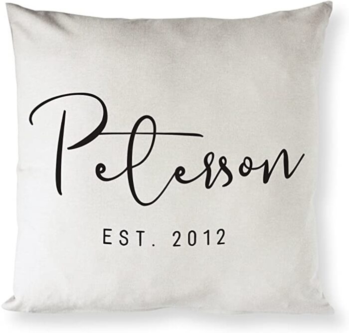 20+ Warm Christmas Gift for Family you should not miss 35 Christmas Gift for Family - Custom Family Names Pillow Cover