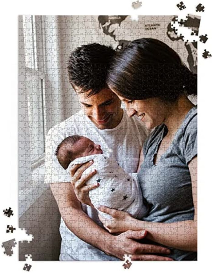 20+ Warm Christmas Gift for Family you should not miss 36 Christmas Gift for Family - Custom Matte Photo Puzzles