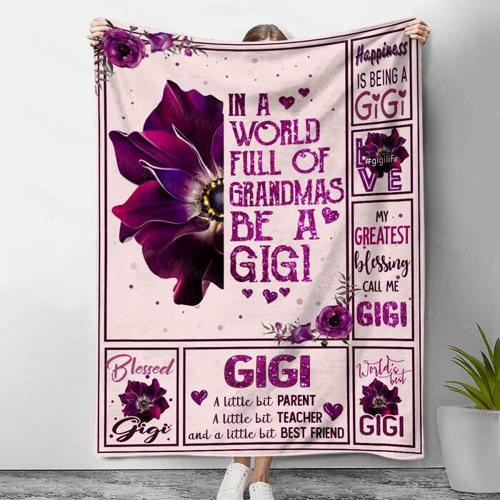 25 Unique Christmas Gift for Grandma that Warm Her Heart 31 Christmas Gifts for Grandma - Custom Nana Blanket