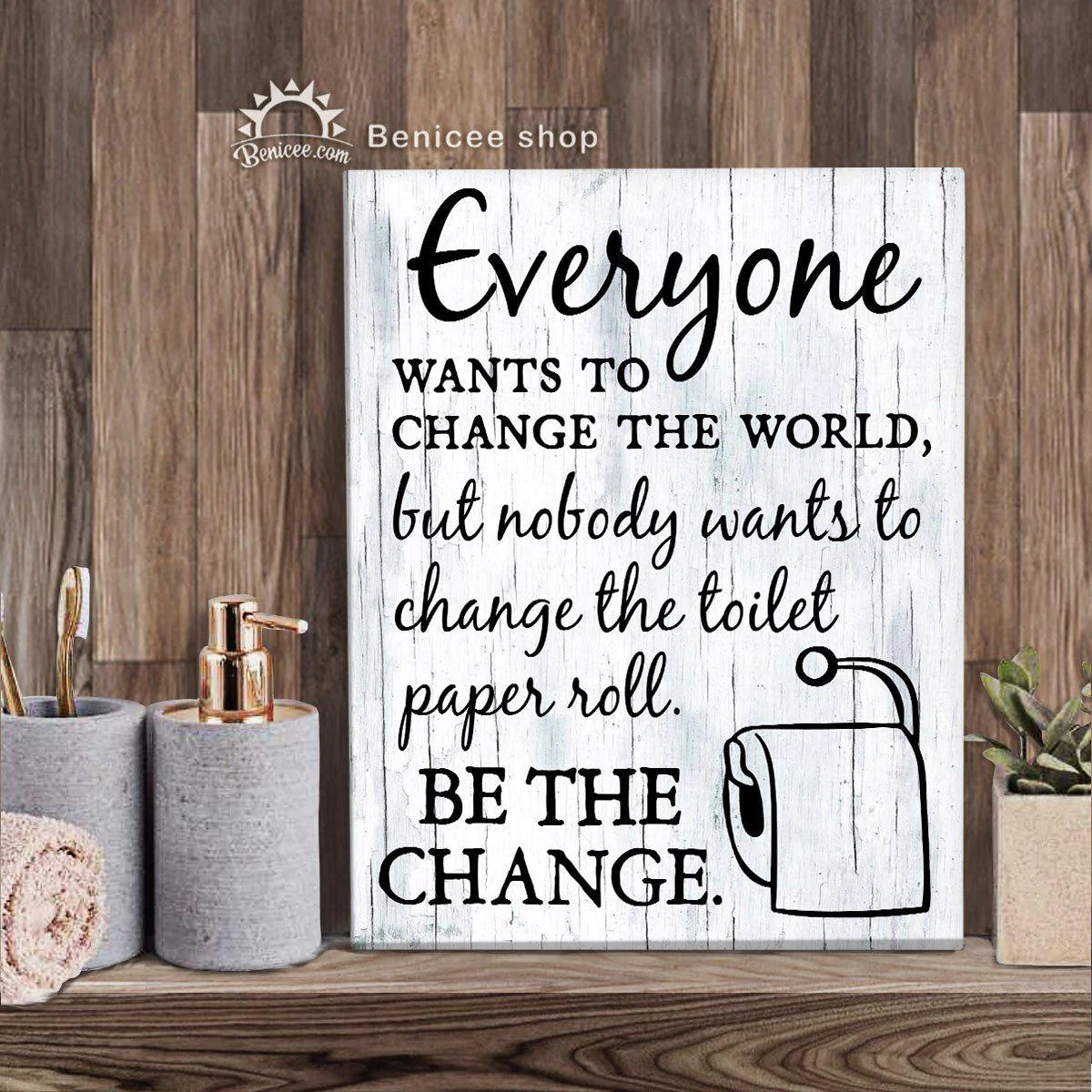 15+ Best Funny Bathroom Wall Art Decor Ideas Refresh Your Bathroom 36 Bathroom Wall Art - A friendly reminder