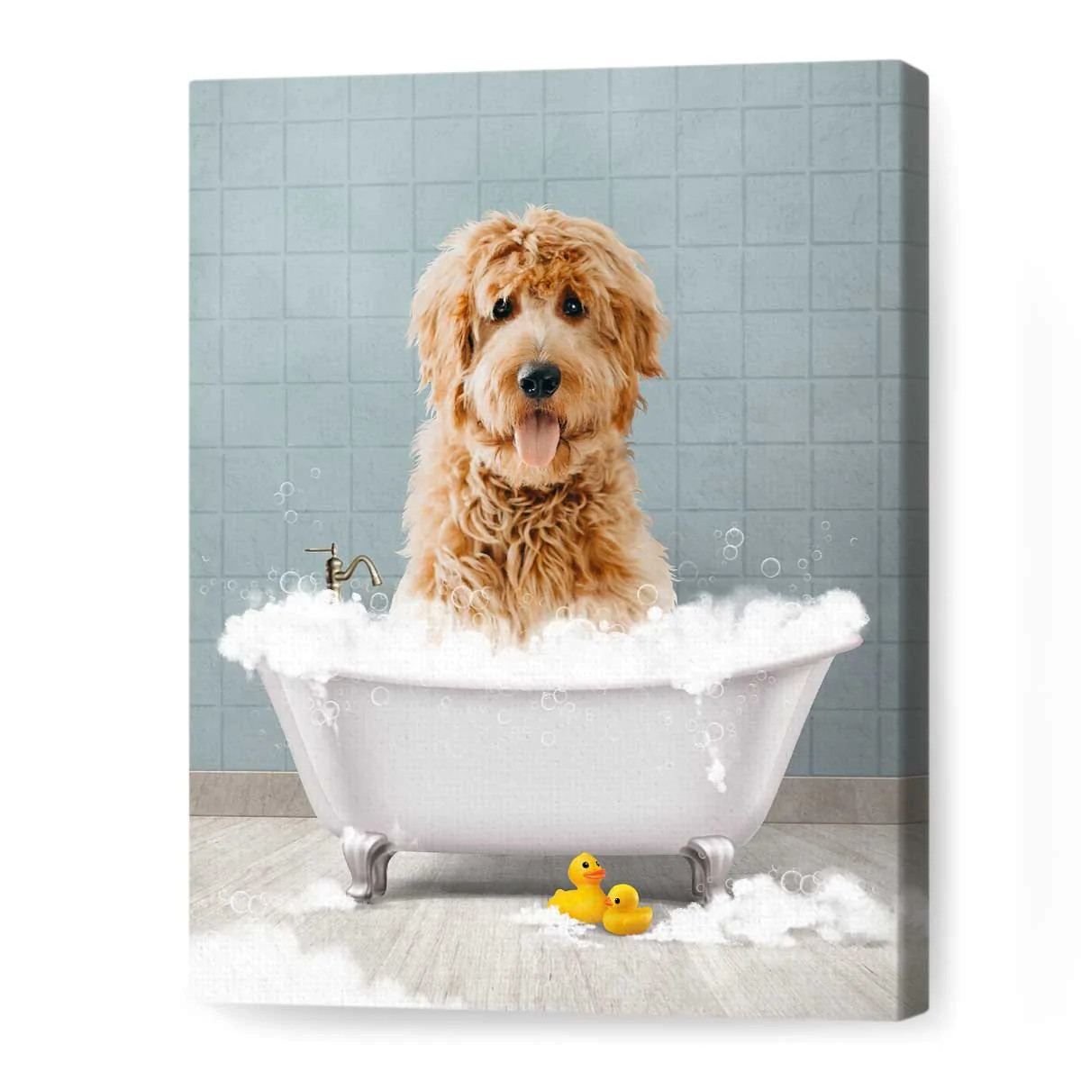 15+ Best Funny Bathroom Wall Art Decor Ideas Refresh Your Bathroom 46 Custom Pet Portrait From Photo