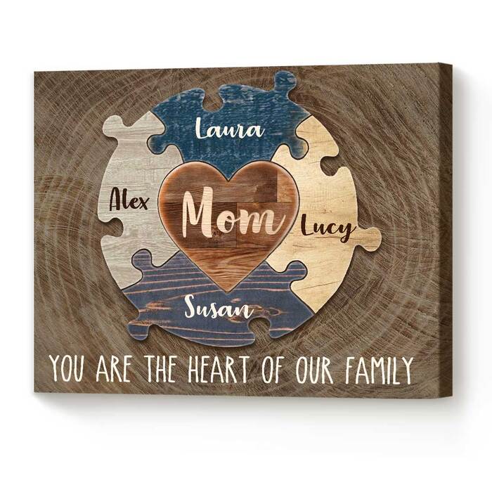 34 Unique Christmas Gifts for Mom will Love 2022 46 Mom Puzzle Pieces Sign