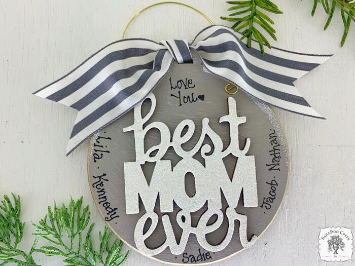 34 Unique Christmas Gifts for Mom will Love 2022 54 Personalized Ornament