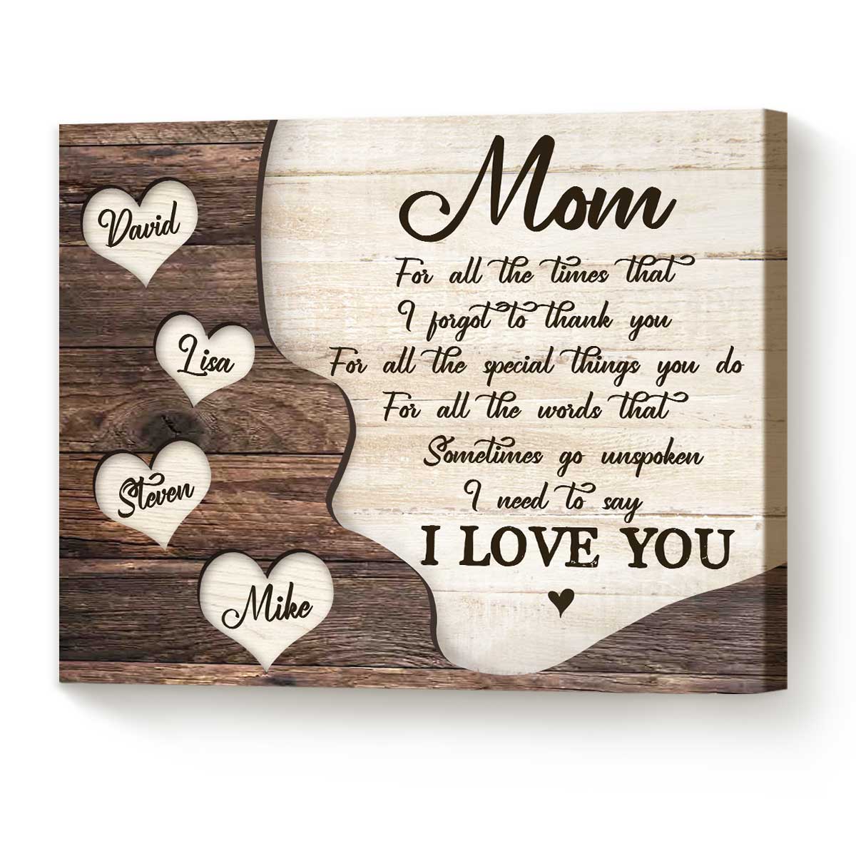 61 Unique Gifts for Grandma Will Warm Her Heart 64 Gifts for grandma - Personalized Names Sign For Grandma