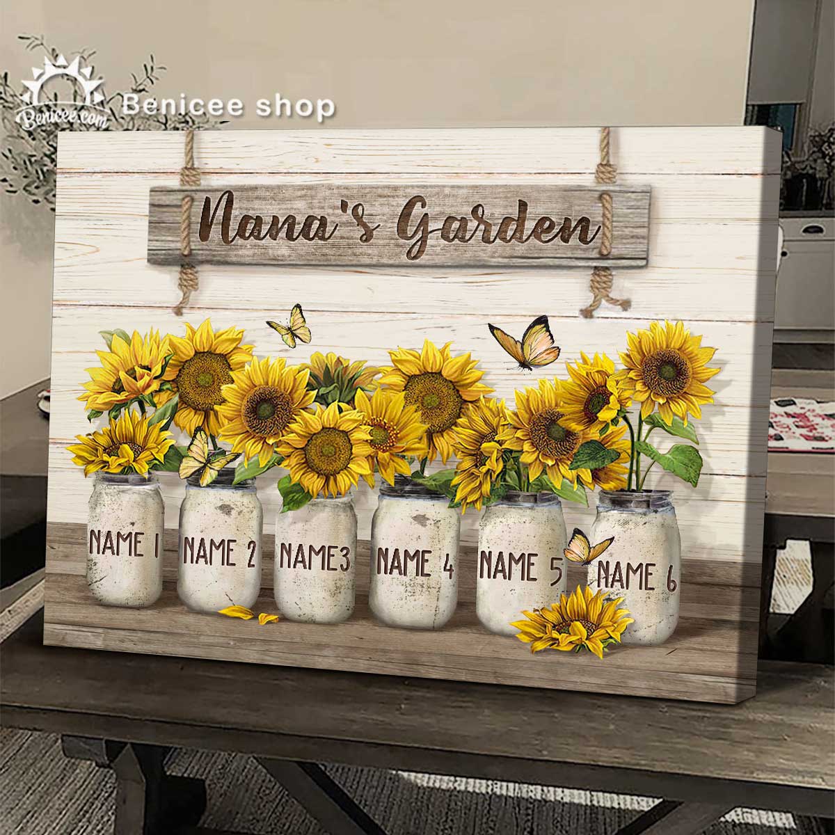 61 Unique Gifts for Grandma Will Warm Her Heart 65 Gifts for Grandma - Nana's Garden Print with Grandkids Name