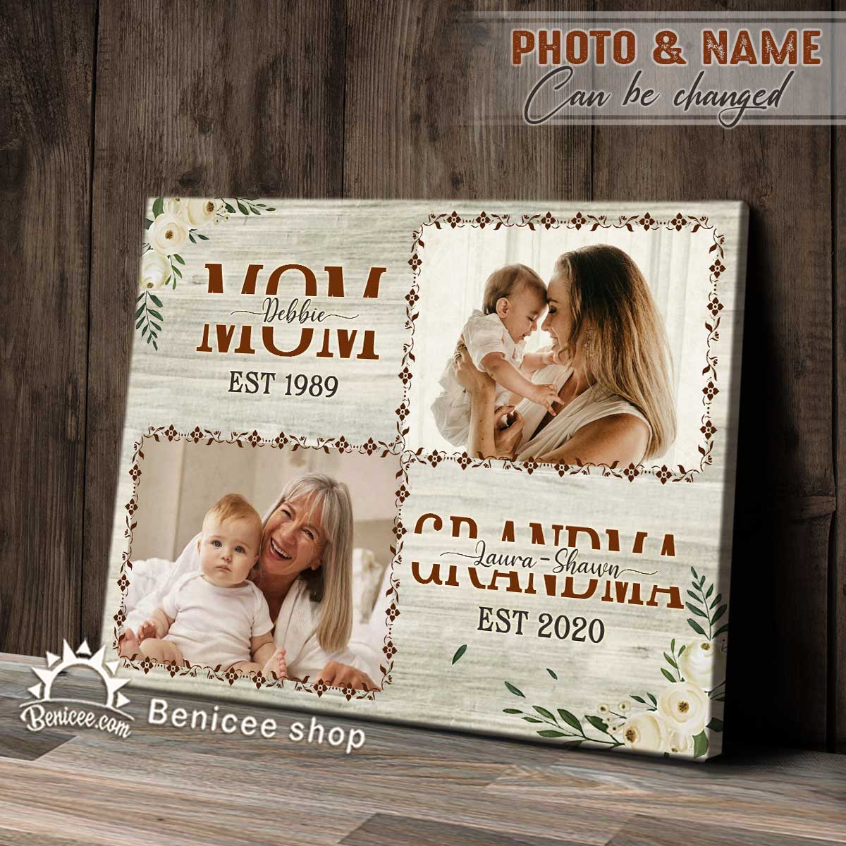 61 Unique Gifts for Grandma Will Warm Her Heart 76 Gifts for Grandma - Mom Grandma Custom Sign