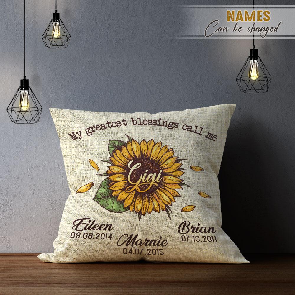 61 Unique Gifts for Grandma Will Warm Her Heart 77 Gifts for Grandma - Personalized Pillow
