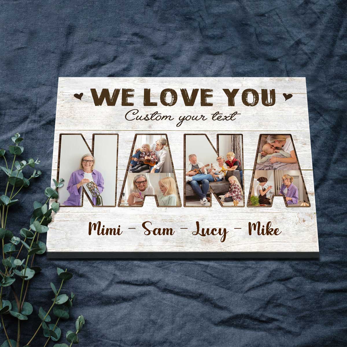 61 Unique Gifts for Grandma Will Warm Her Heart 86 Gifts for Grandma - NANA Photo Collage Canvas