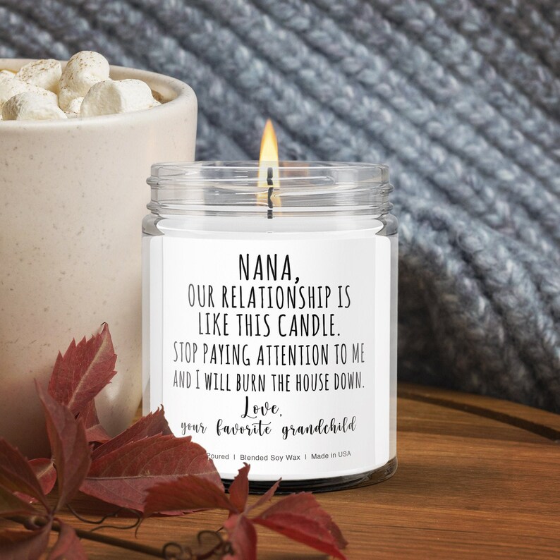 61 Unique Gifts for Grandma Will Warm Her Heart 91 Gifts for Grandma - Scented Candle