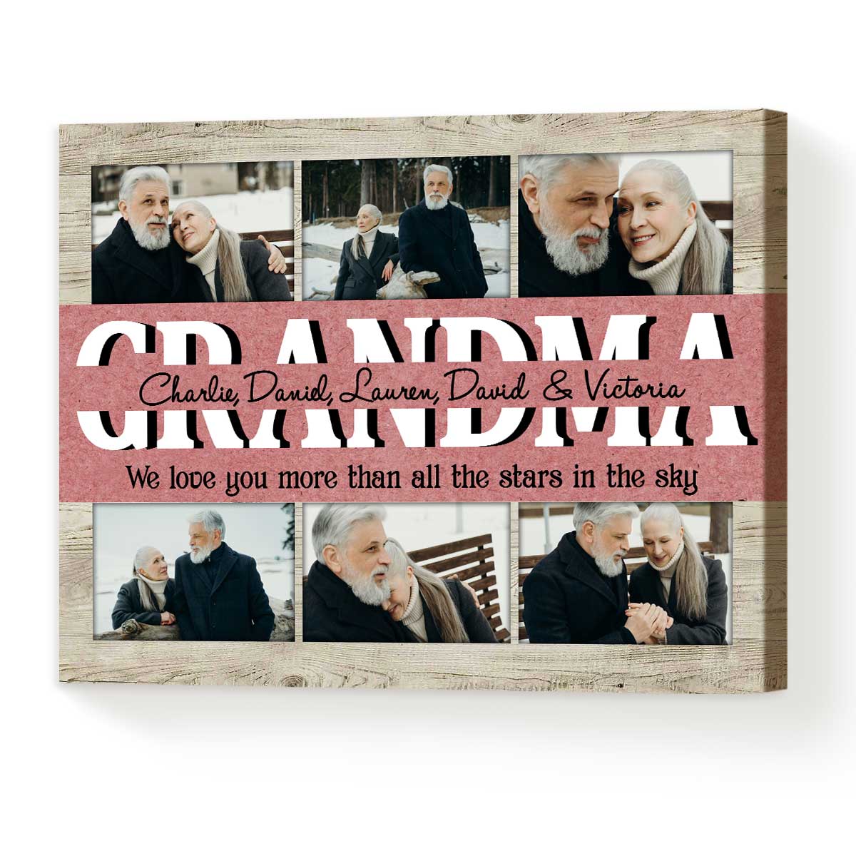 61 Unique Gifts for Grandma Will Warm Her Heart 97 Gifts for Grandma - Custom Photo Collage with Kidsname