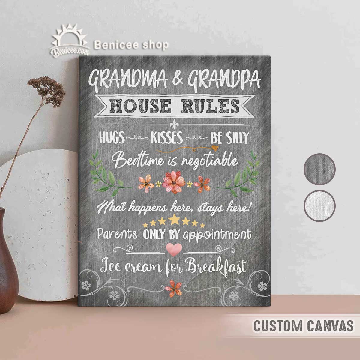 61 Unique Gifts for Grandma Will Warm Her Heart 99 Gifts for Grandma - Grandma Grandpa House Rules Sign
