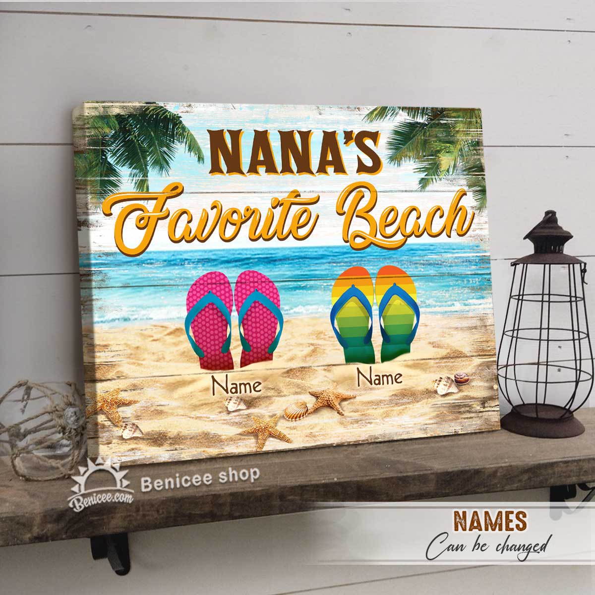 61 Unique Gifts for Grandma Will Warm Her Heart 100 Gifts for Grandma - Grandma's Favorite Beach Wall Art Canvas