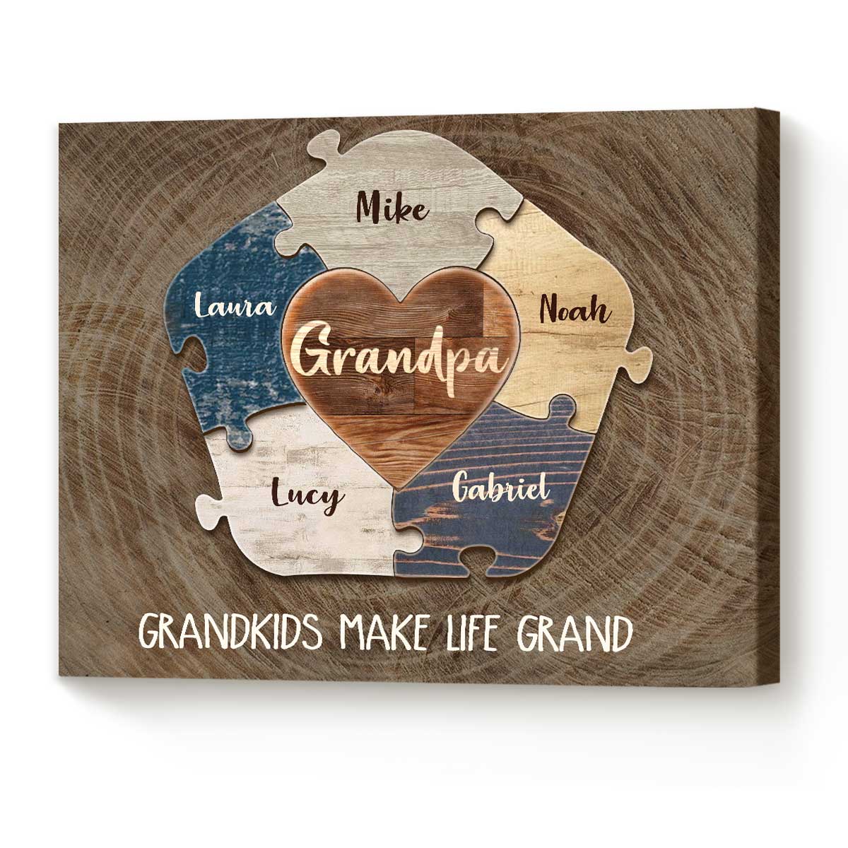 61 Unique Gifts for Grandma Will Warm Her Heart 106 Gifts for grandma - Grandparent Puzzle Pieces Sign
