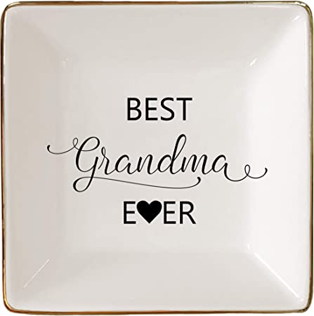 61 Unique Gifts for Grandma Will Warm Her Heart 120 Gifts for Grandma - Ceramic Jewelry Dish
