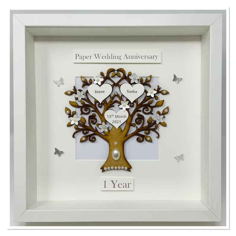 35+ Best Anniversary Gifts For Friends Will Love 74 Anniversary Gifts for Friends - 1 Year Paper Wedding Anniversary Gift