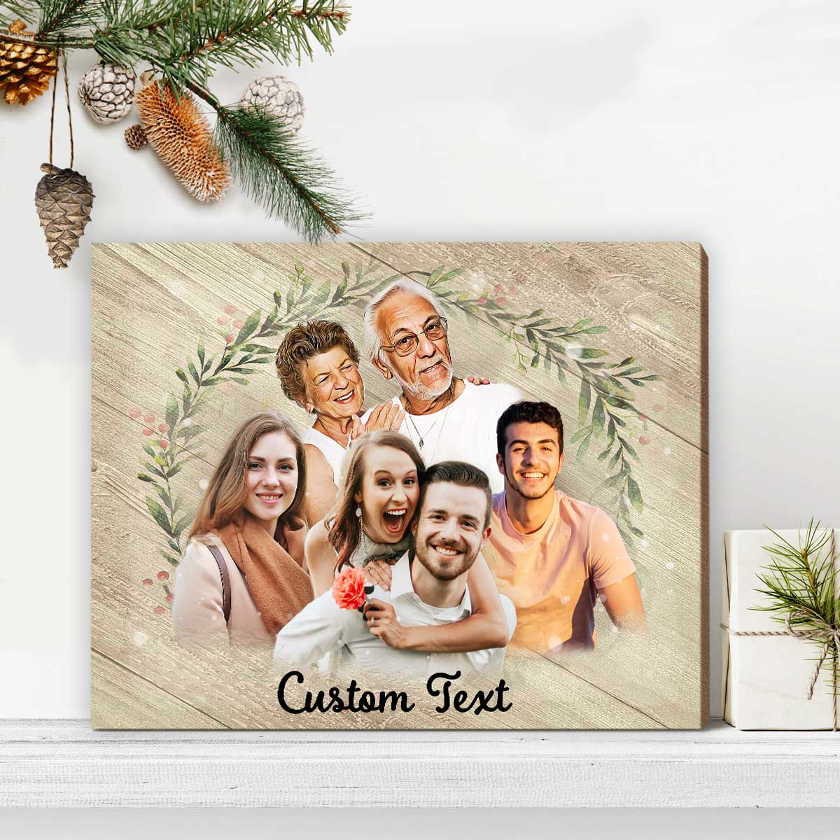 40+ Unique 33 Year Anniversary Gift 44 Custom Family Portrait Wall Art