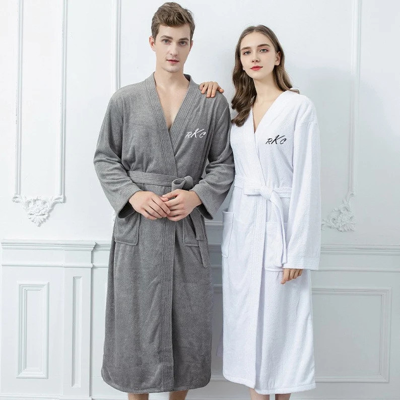 40+ Unique 33 Year Anniversary Gift 55 Personalized Terry Custom Embroidered Bathrobe