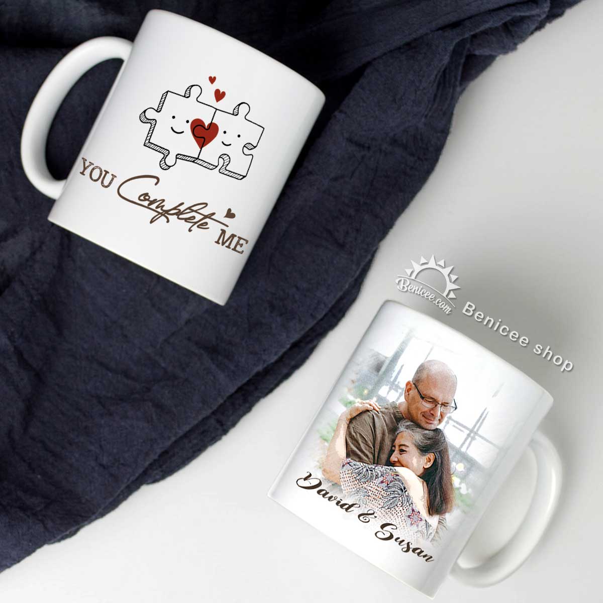 30 Thoughtful 36 Year Anniversary Gift for Him, Her, Couples 52 Wife-We-Fit-Together-Coffee-Mugs