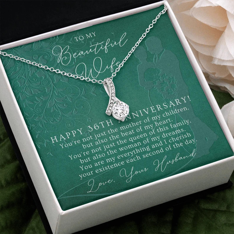 30 Thoughtful 36 Year Anniversary Gift for Him, Her, Couples 53 Necklaces