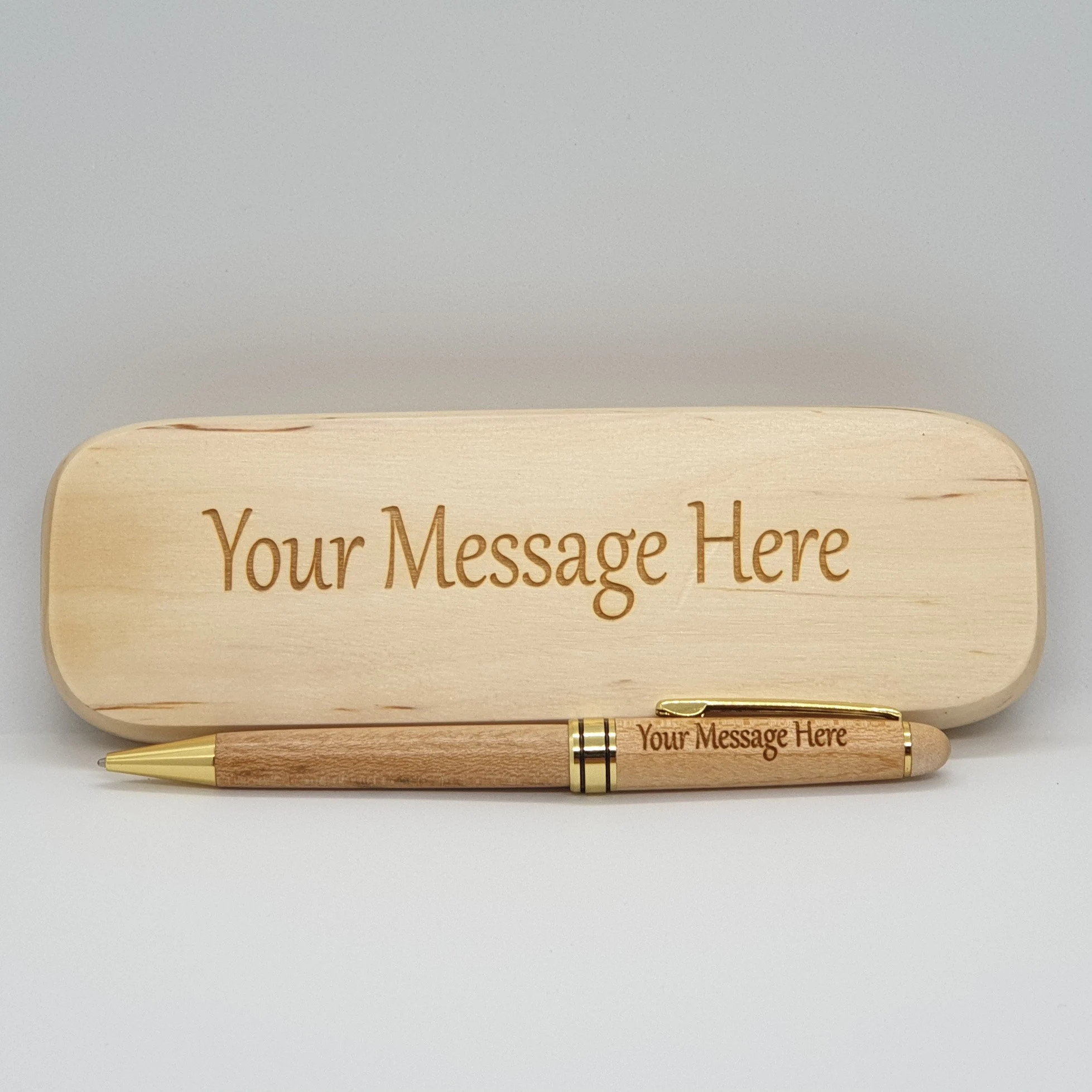 40+ Best Personalized Valentines Gifts For Him 2023 57 Personalised Engraved Wooden Ballpoint Pen Box