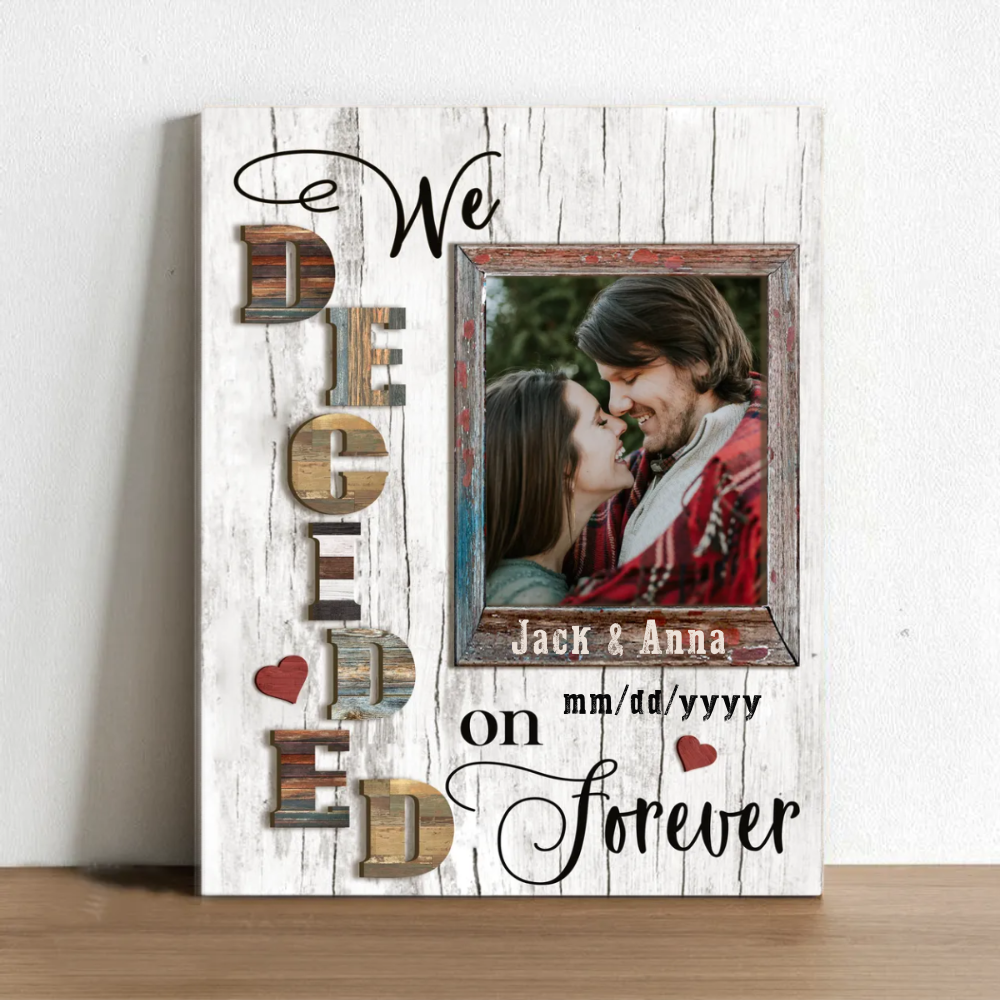 40+ Best Personalized Valentines Gifts For Him 2023 70 Personalized-Valentines-Gifts-for-Him-We-Decided-On-Forever-Canvas
