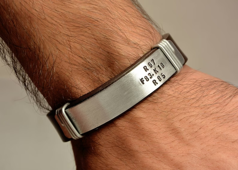 40+ Best Personalized Valentines Gifts For Him 2023 74 Valentine's Day Men Bracelet