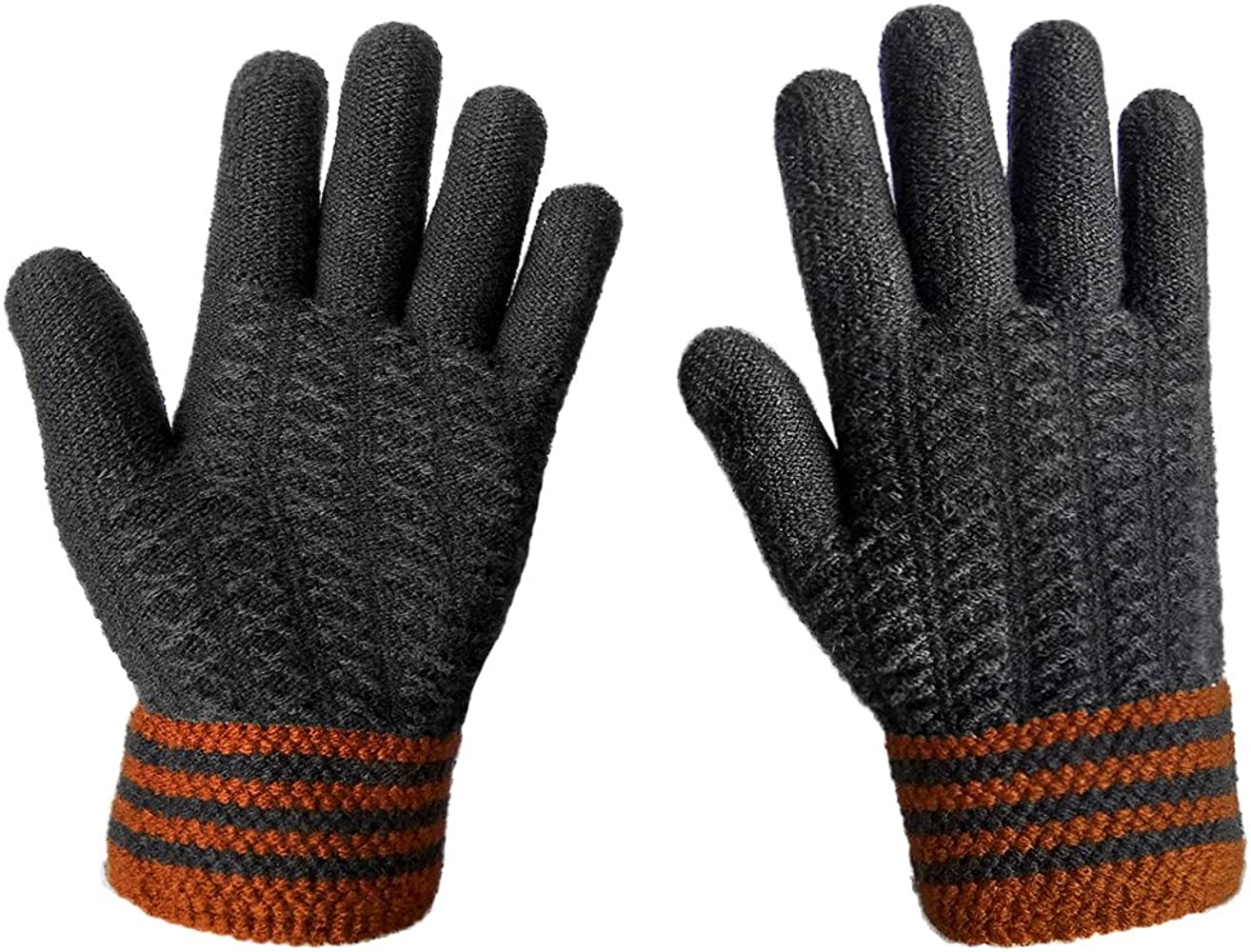 40+ Best Personalized Valentines Gifts For Him 2023 76 Mens Winter Thick Gloves Black Knit