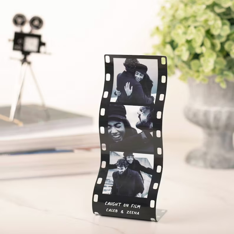 40+ Best Personalized Valentines Gifts For Him 2023 78 Personalised Mini Metal Photo Reel Print