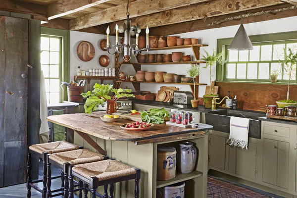 The Best Ideas For A Gorgeous Modern Farmhouse Kitchens Decor In 2023 12 Industrial-Kitchen-Island-Is-A-Great-Choice-For-The-Large-Space