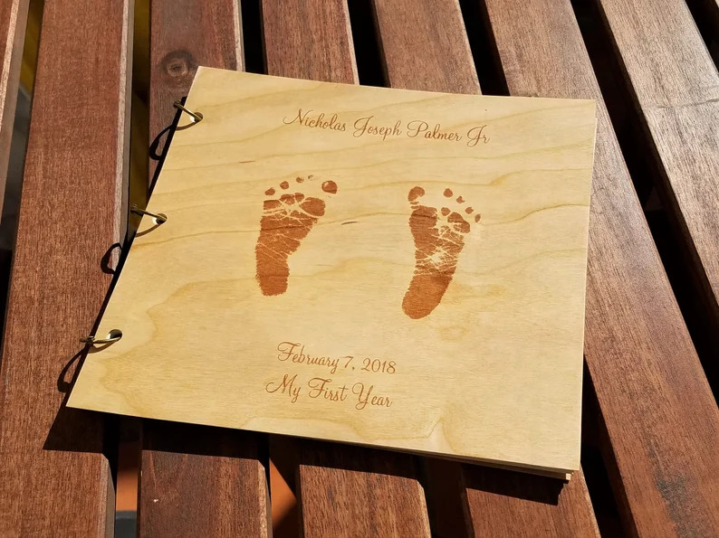 50+ Christmas Gifts For New Parents Will Warm Their Hearts 65 Baby Feet Scrapbook