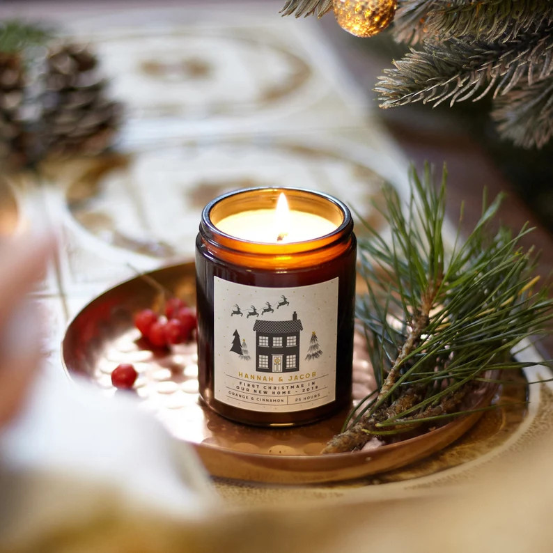 50+ Christmas Gifts For New Parents Will Warm Their Hearts 73 New Home Christmas Candle