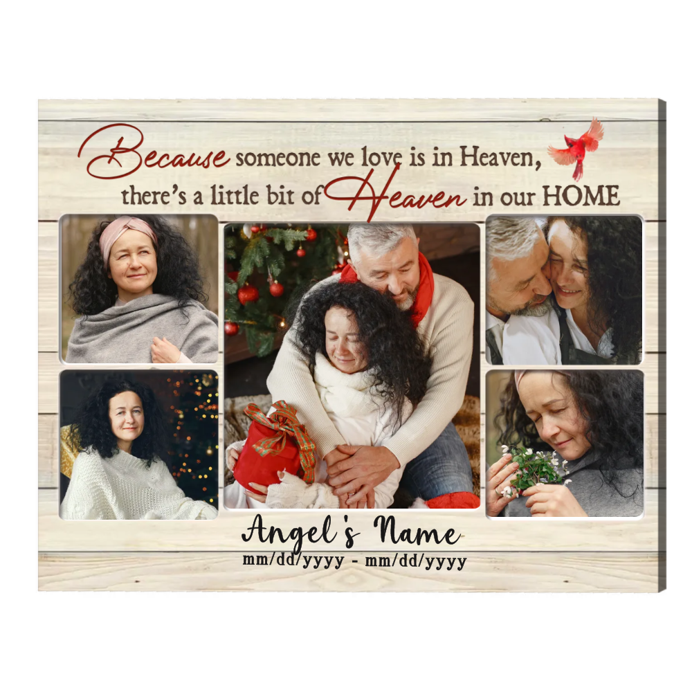 21 Best Sympathy Gifts for Loss of Father | Benicee Shop 25 Remembrance Photo Collage Canvas