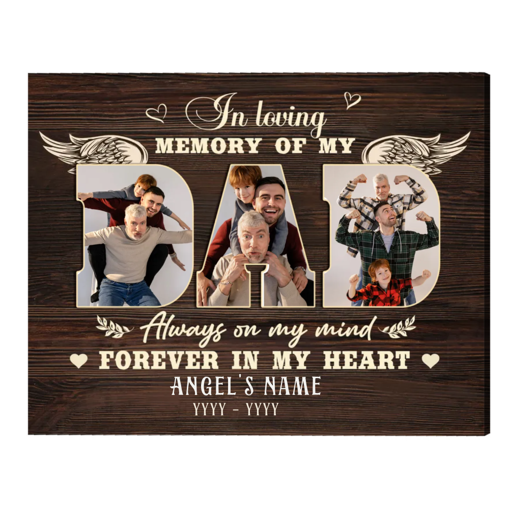 21 Best Sympathy Gifts for Loss of Father | Benicee Shop 29 Dad Memorial Photo Frame