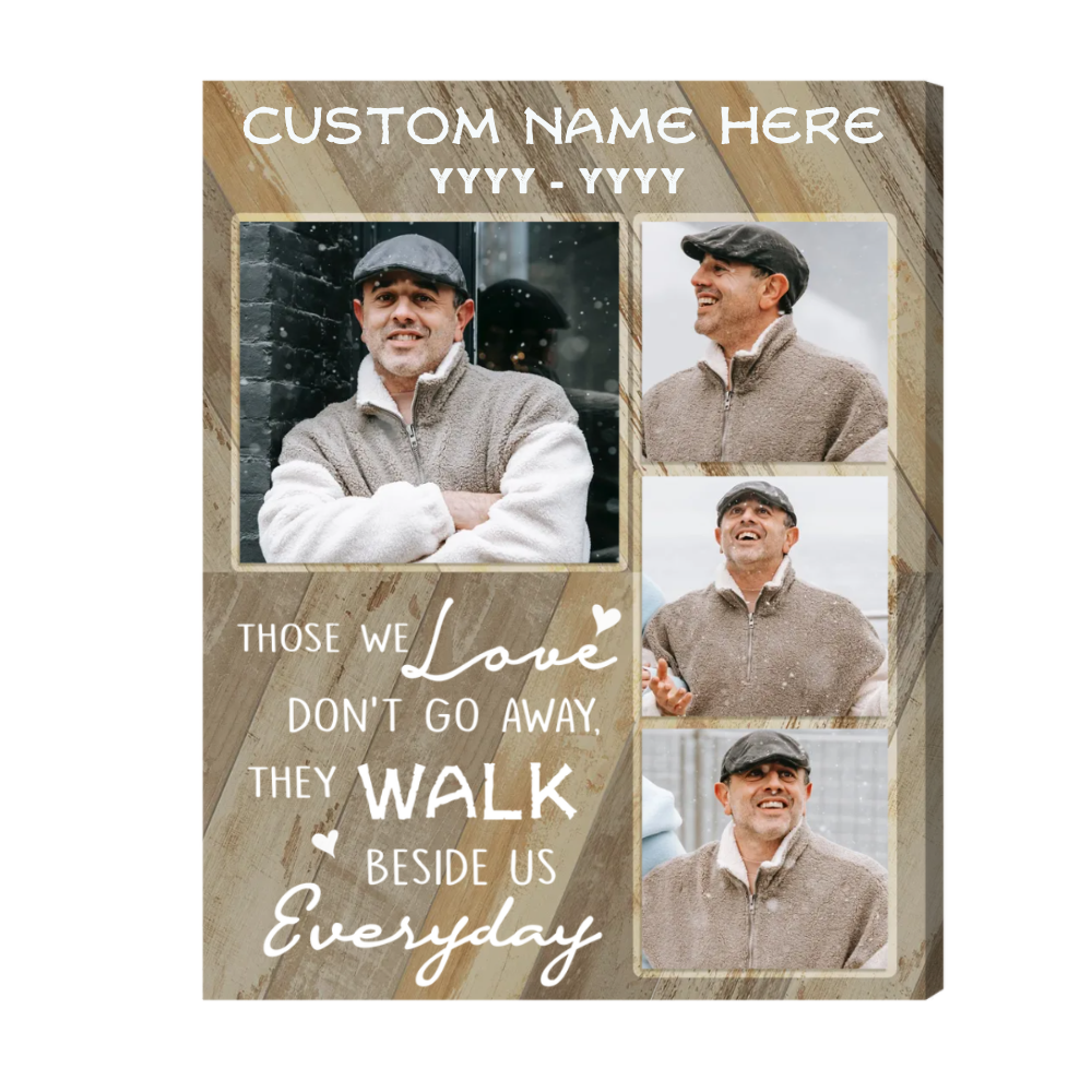 21 Best Sympathy Gifts for Loss of Father | Benicee Shop 31 Memorial-Photo-Collage-with-Name