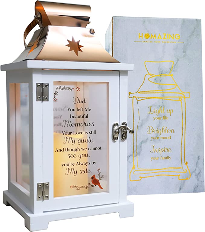 21 Best Sympathy Gifts for Loss of Father | Benicee Shop 37 Memorial Lantern