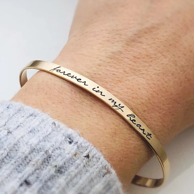 25 Memorial Gifts For Loss Of Husband Soothe Anyone's Heart 39 Personalized-Engraved-Bracelet