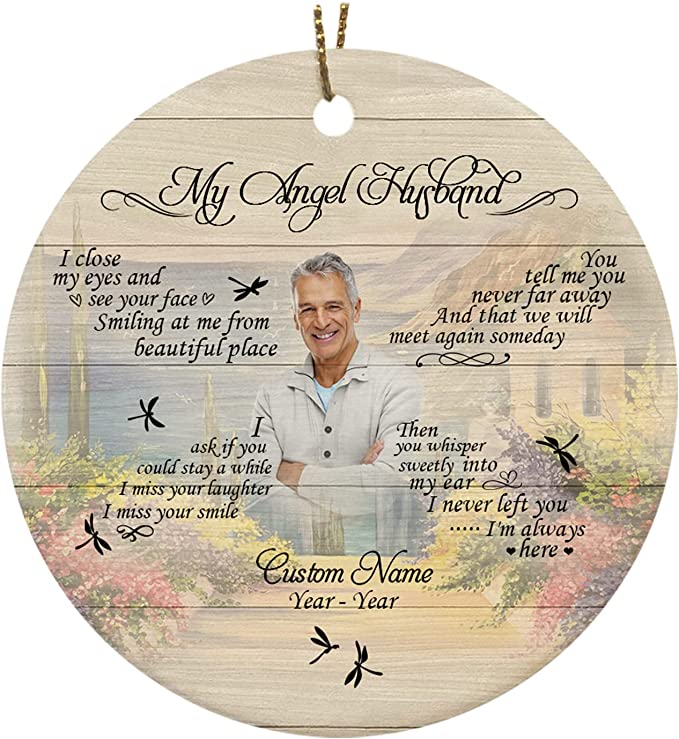 25 Memorial Gifts For Loss Of Husband Soothe Anyone's Heart 41 Husband-Memorial-Ornament