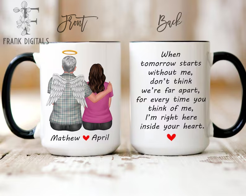 25 Memorial Gifts For Loss Of Husband Soothe Anyone's Heart 47 Memorial Mug