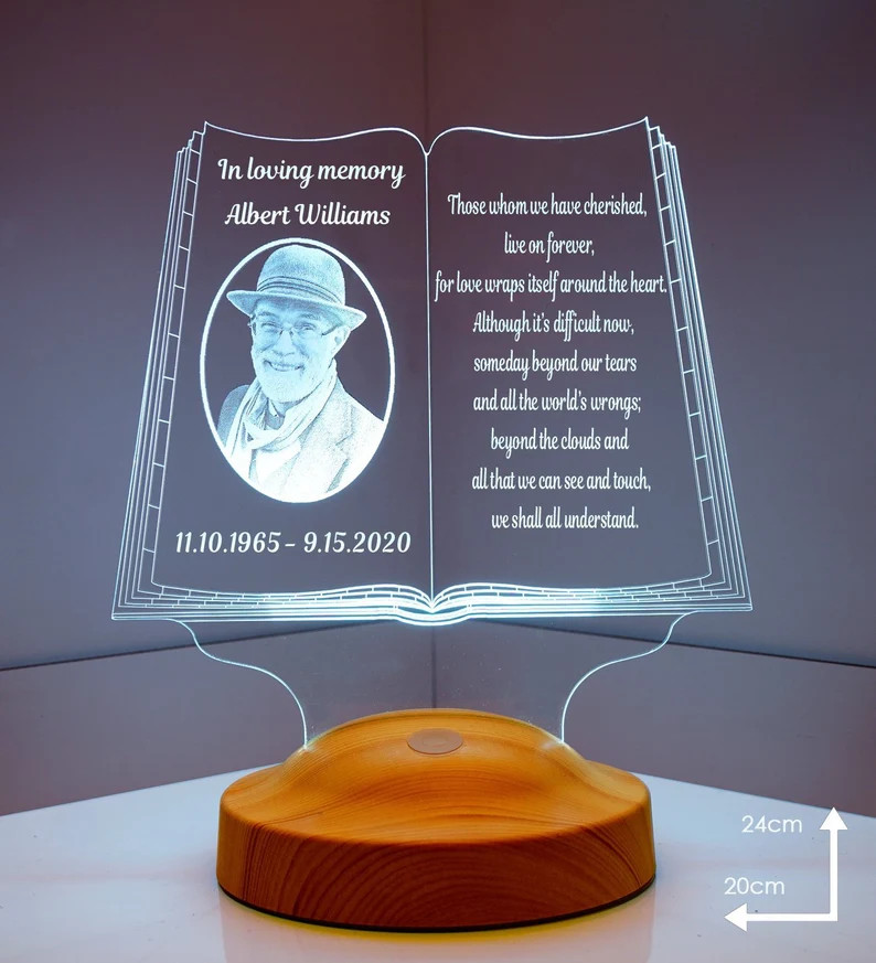 25 Memorial Gifts For Loss Of Husband Soothe Anyone's Heart 49 Personalized-3D-Lamp-Memorial-Night-Light