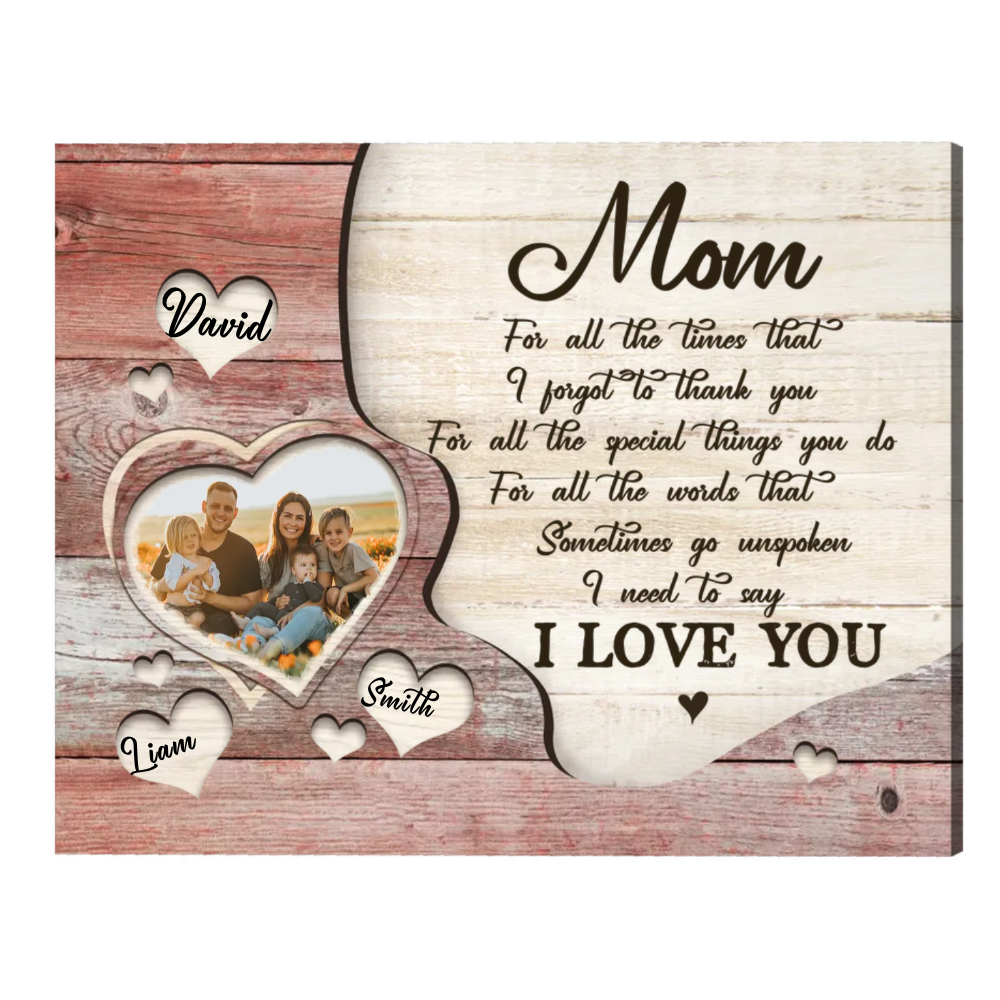 35 Best Valentine’s day Gift For Mom Warm Her Heart 48 Thank You Mom Canvas