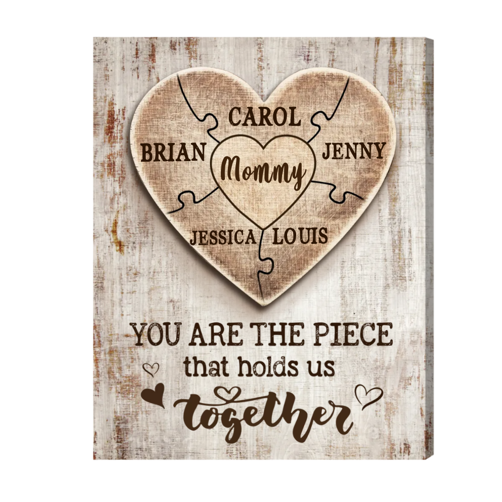 35 Best Valentine’s day Gift For Mom Warm Her Heart 50 Personalized-Puzzle-Piece-Sign-for-Mom