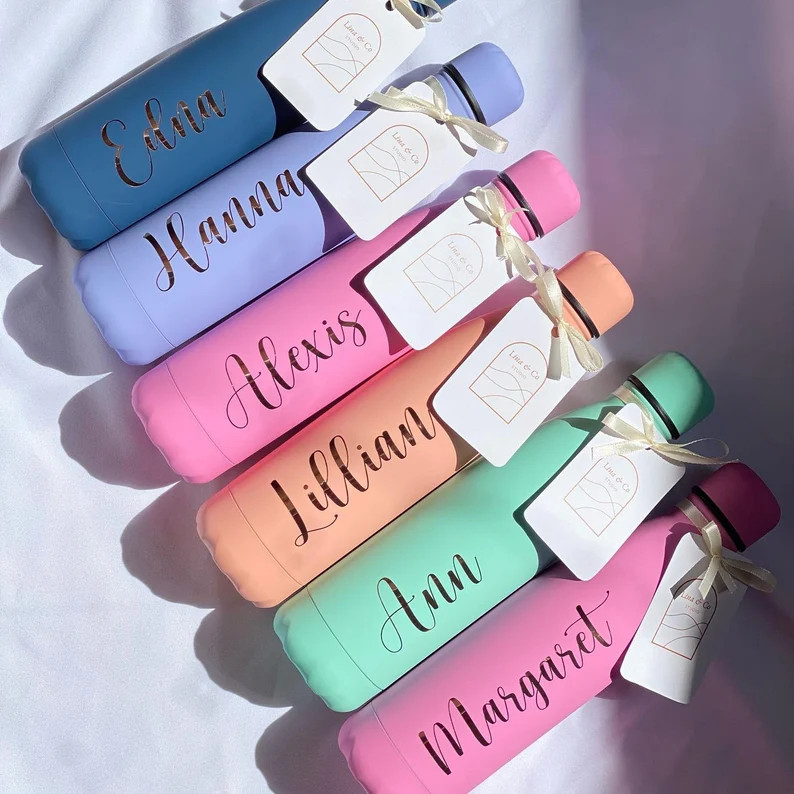 35 Best Valentine’s day Gift For Mom Warm Her Heart 54 Custom-Name-Water-Bottles