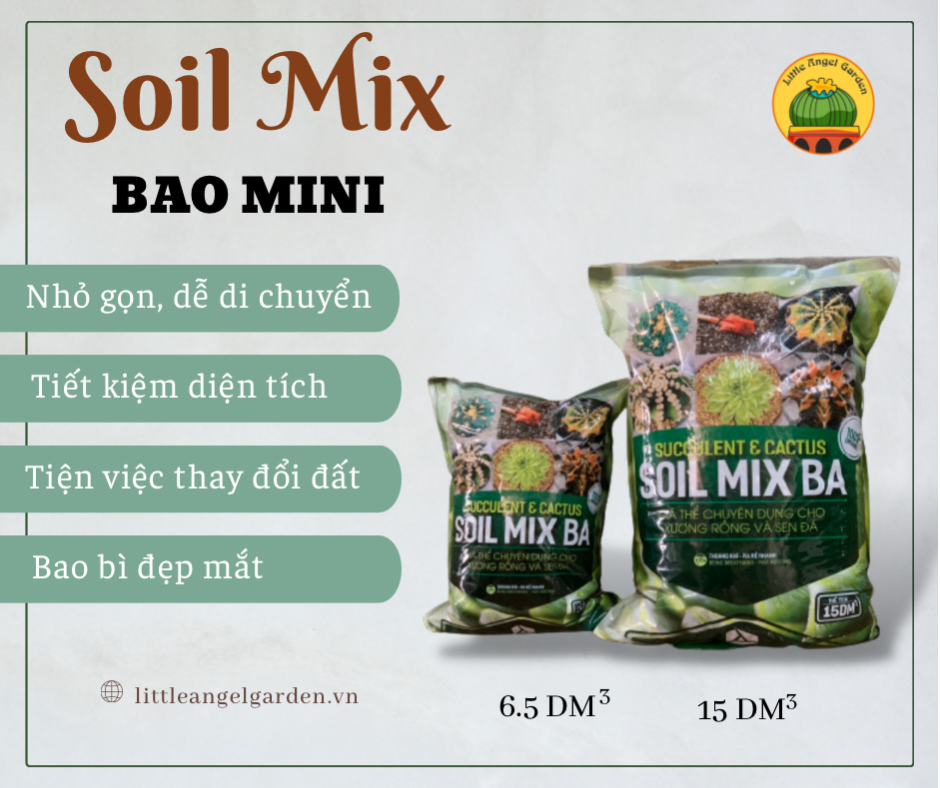 SoilMix bao nhỏ | littleangelgarden.vn