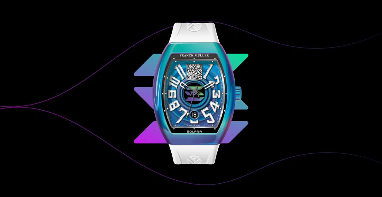 ترکیب هنر سوئیسی با فناوری بلاکچین: ساعتهای سولانا از فرانک مولر